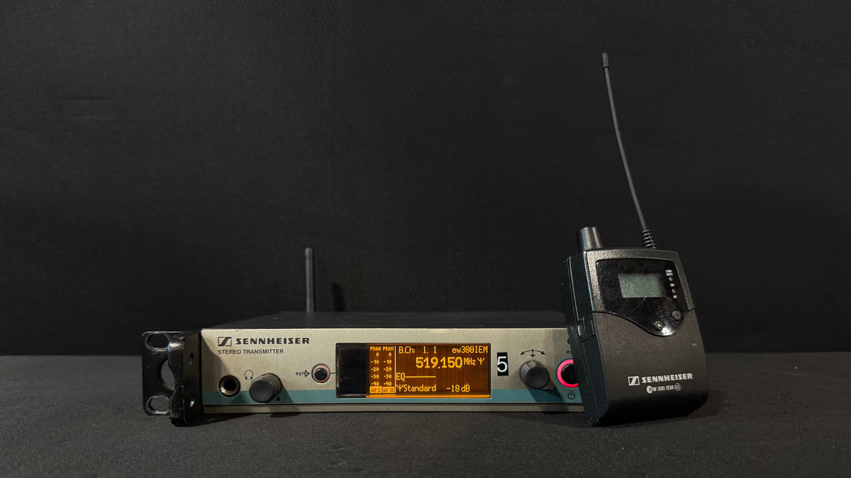 Sennheiser SR 300 IEM G3 Package with EK 300 Bodypack (A, 516-558 MHz) Front