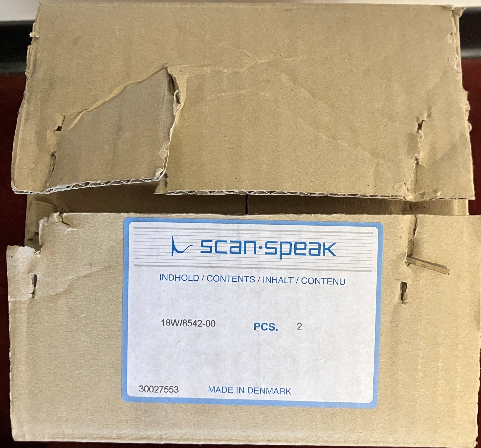 Scan Speak 18W Midwoofer, Scan Speak Midwoofer Speaker, Scan Speak 18W/8542-00, We Sell Professional Audio Equipment. Audio Systems, Amplifiers, Consoles, Mixers, Electronics, Entertainment, Live Sound