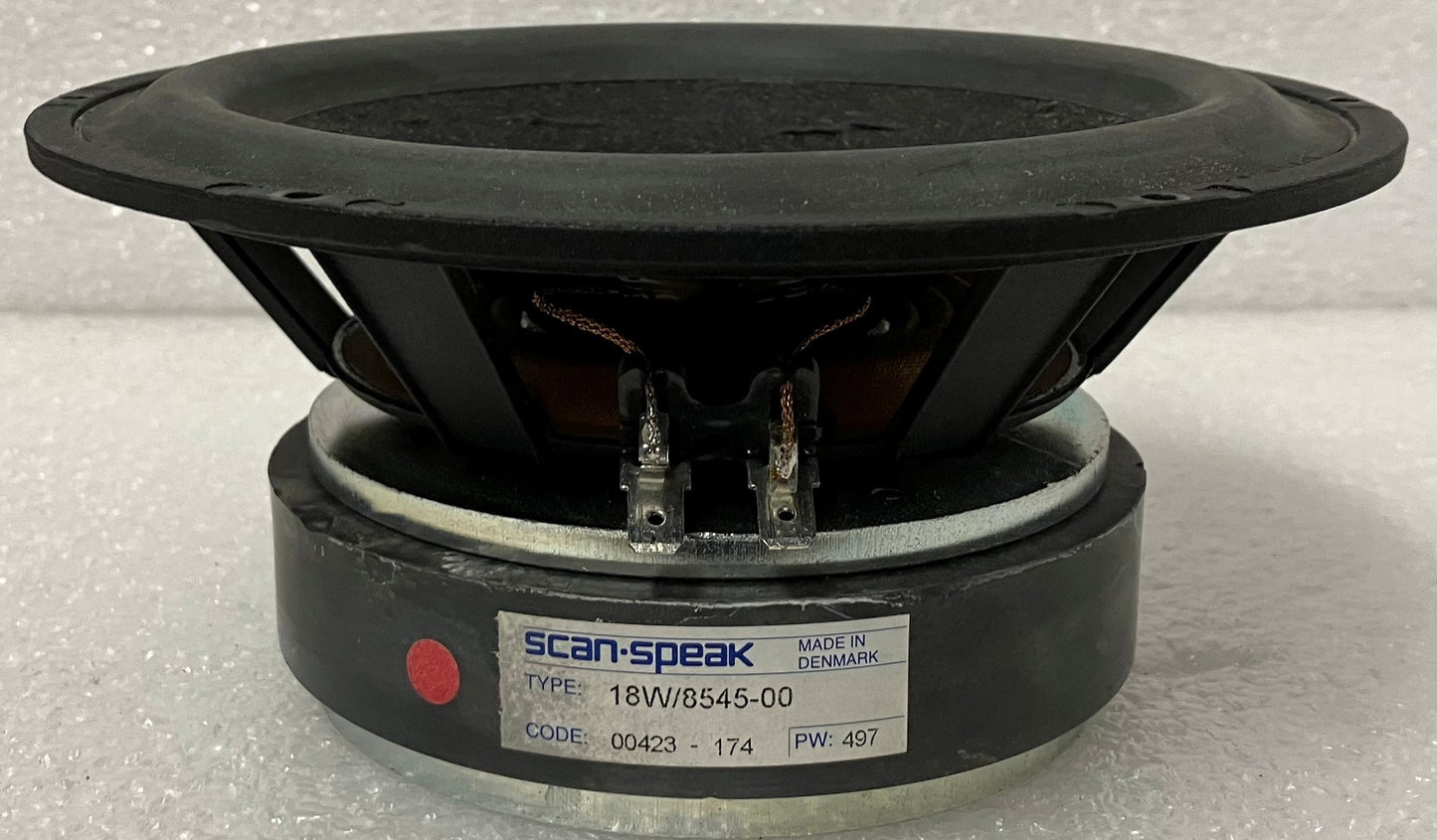 Scan Speak Mid Range Woofer, Scan Speak 18W/8545-00 Classic Mid-Range Woofer, Pair of Mid-Range Woofers, Scan Speak Mid Range Subwoofer Pair, We Sell Professional Audio Equipment. Audio Systems, Amplifiers, Consoles, Mixers, Electronics, Entertainment, Live Sound