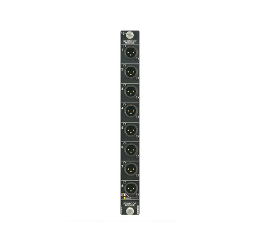 DiGiCo 8 Channel Analog Line Output Card, MOD-SDR-DAC, SD Series, 24 Bit