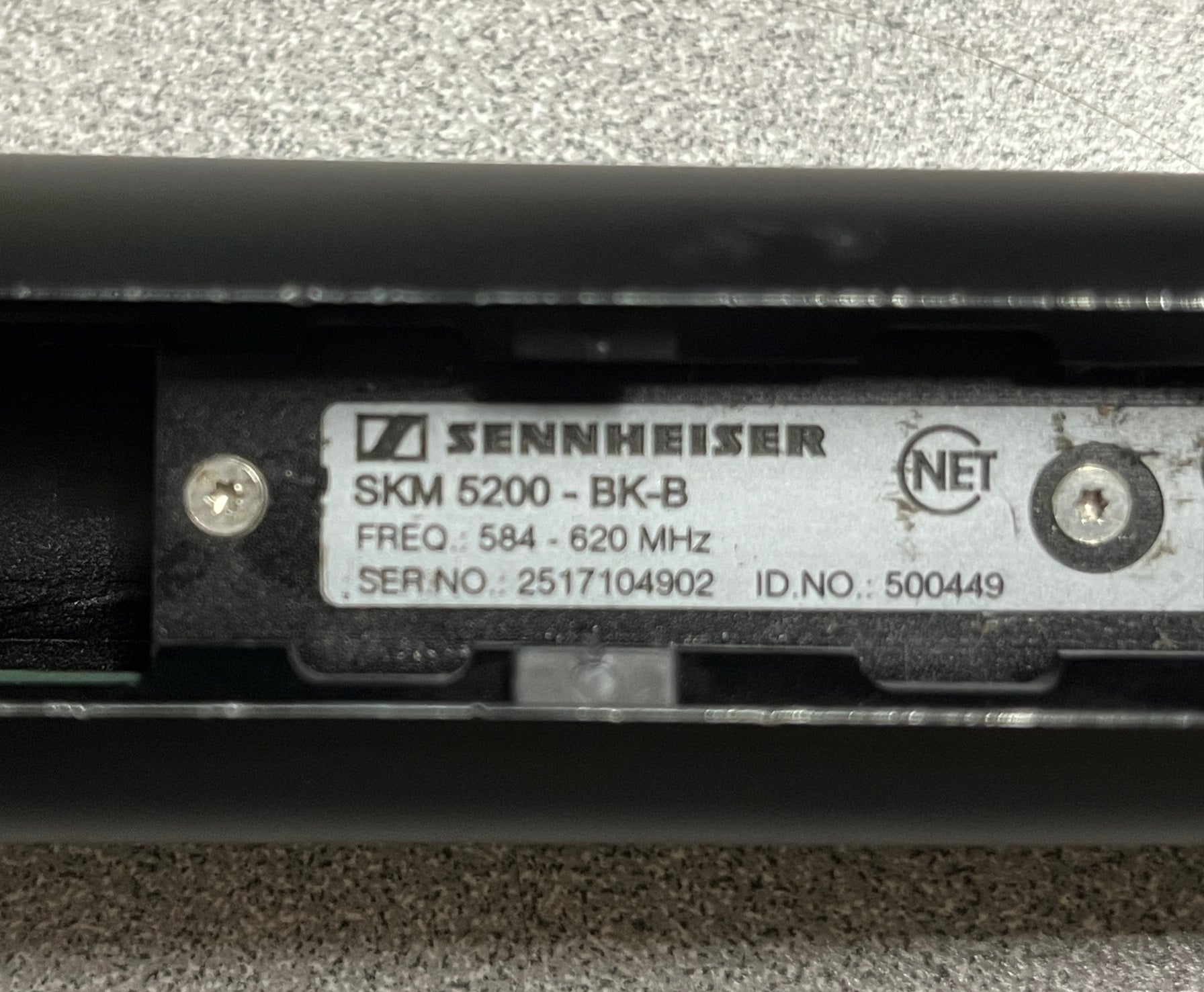 Sennheiser SKM 5200-II Handheld, Sennheiser Handheld Transmitter B Range, Sennheiser SKM 5200-II B Range, Sennheiser SKM 5200-II Transmitter, Sennheiser Handheld Transmitter B 584-620 MHz, Sennheiser B Band Handheld with MD 5235 Capsule, We Sell Professional Audio Equipment. Audio Systems, Amplifiers, Consoles, Mixers, Electronics, Entertainment, Live Sound.