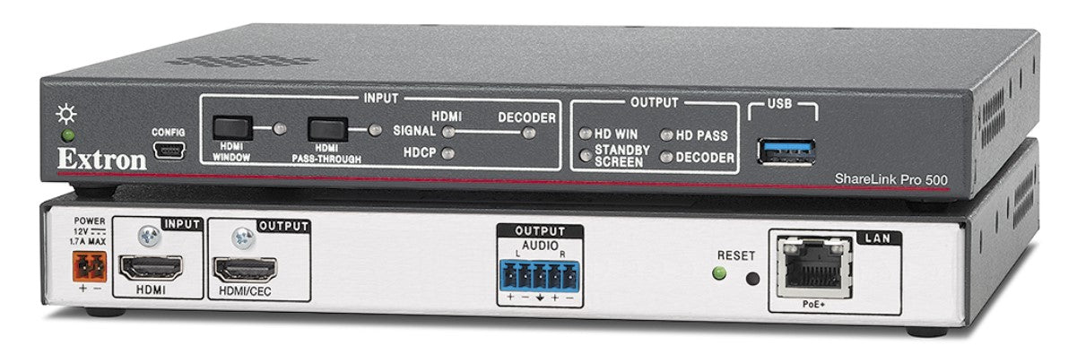 Extron ShareLink Pro 500 42-297-01, Extron ShareLink Pro 500, Extron ShareLink Pro, Extron Presentation Gateway, Extron Wired/Wireless Presentation Gateway. We Sell Professional Audio Equipment. Audio Systems, Amplifiers, Consoles, Mixers, Electronics, Entertainment, Live Sound.