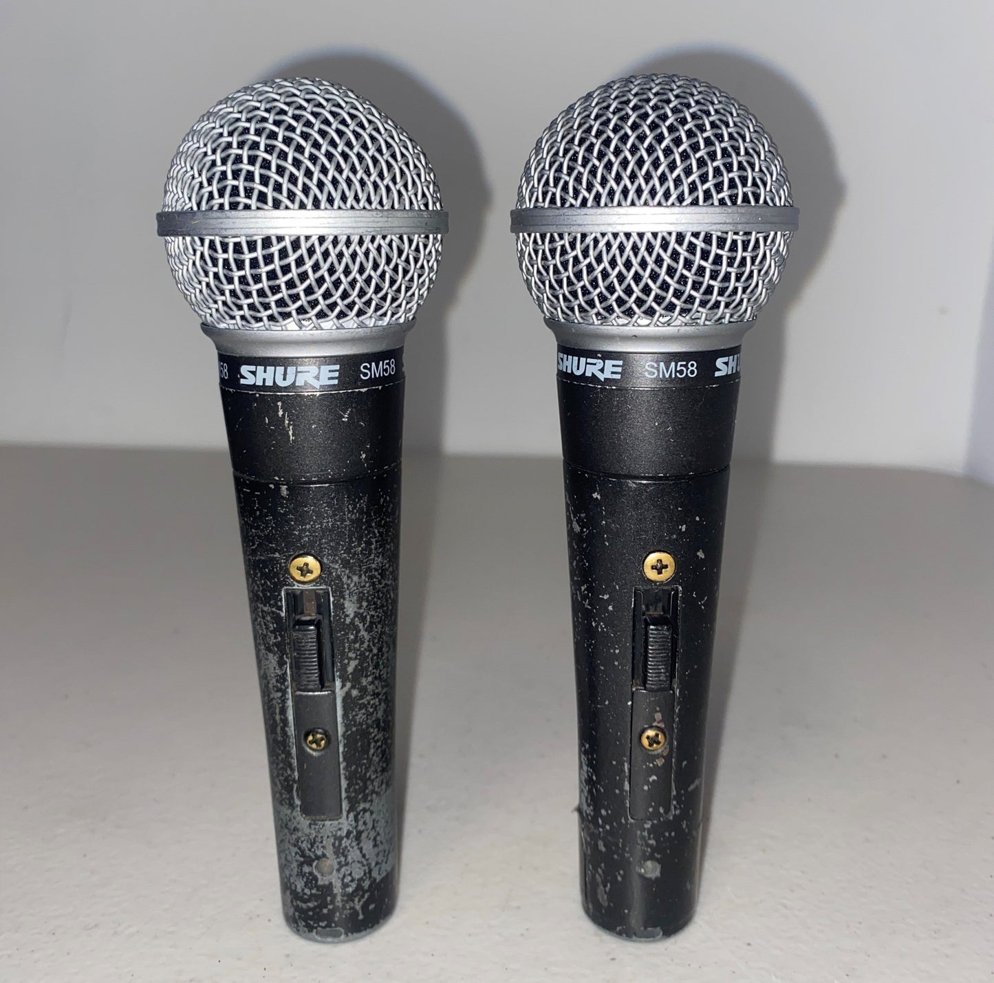 Shure SM58s, Shure SM58 with Switch, Shure SM58 On and Off Switch, Shure SM58 Vocal Mics, Shure SM58, Classic Shure Connectors, We Sell Professional Audio Equipment. Audio Systems, Amplifiers, Consoles, Mixers, Electronics, Entertainment, Live Sound.