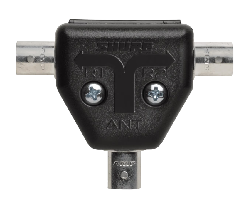 Shure UA221 Passive Antenna Splitter, Shure UA221 Passive Antenna Combiner, Shure Antenna Combiner, Shure Antenna Splitter, RF Antenna Splitter, RF Antenna Combiner, We Sell Professional Audio Equipment. Audio Systems, Amplifiers, Consoles, Mixers, Electronics, Entertainment, Live Sound.