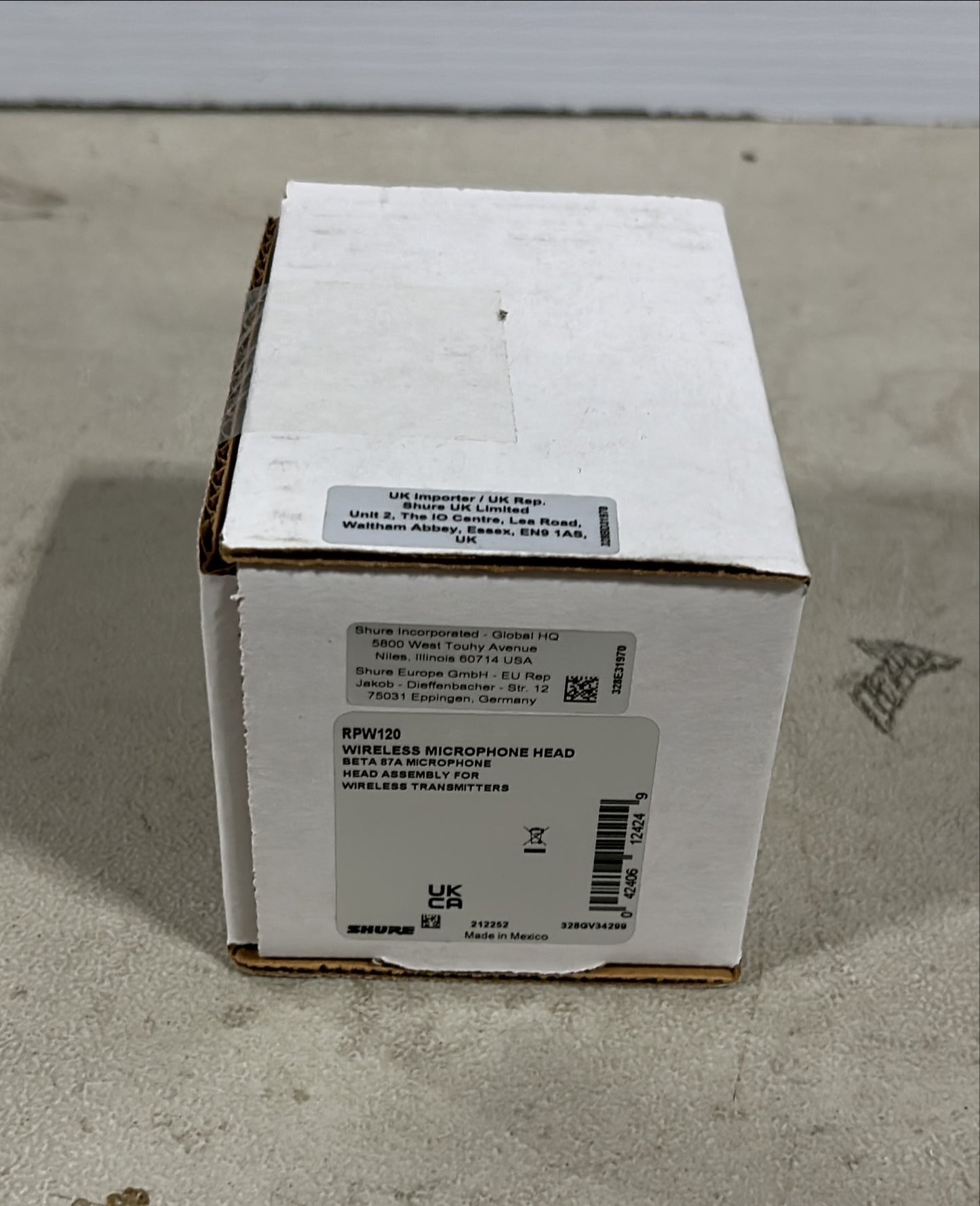 Shure Beta 87A Cartridge, Shure Wireless Beta 87A, Shure RPW120. Shure Mic Capsule, Shure Wireless Mic Capsule, We Sell Professional Audio Equipment. Audio Systems, Amplifiers, Consoles, Mixers, Electronics, Entertainment, Live Sound