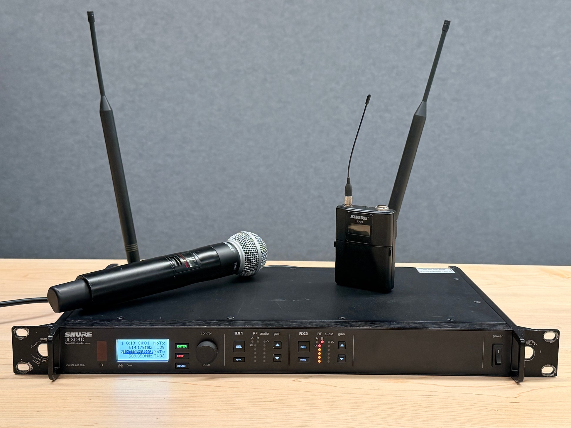 Shure ULXD4D J50, Shure ULX-D J50 Package, Shure ULXD1 J50, Shure ULXD2 J50, Shure Wireless System 572 - 636 MHz, We Sell Professional Audio Equipment. Audio Systems, Amplifiers, Consoles, Mixers, Electronics, Entertainment, Live Sound
