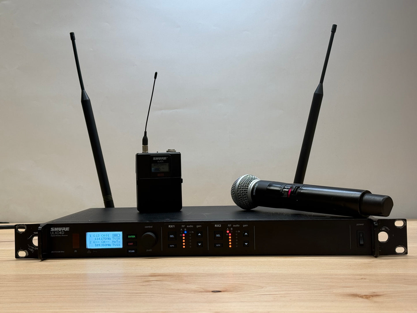 Shure ULXD4D J50, Shure ULX-D J50 Package, Shure ULXD1 J50, Shure ULXD2 J50, Shure Wireless System 572 - 636 MHz, We Sell Professional Audio Equipment. Audio Systems, Amplifiers, Consoles, Mixers, Electronics, Entertainment, Live Sound