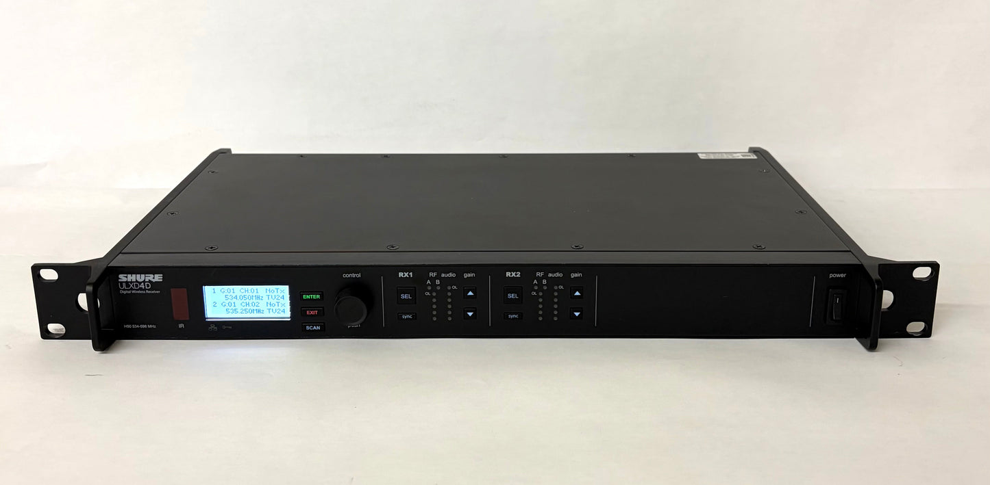Shure ULXD4D Package with ULXD1, Shure H50 ULXD Package, Shure H50 Beltpacks, Shure H50 Transmitter, Shure H50 Receiver, Shure ULXD4D 534 - 598 MHz, We Sell Professional Audio Equipment. Audio Systems, Amplifiers, Consoles, Mixers, Electronics, Entertainment, Live Sound