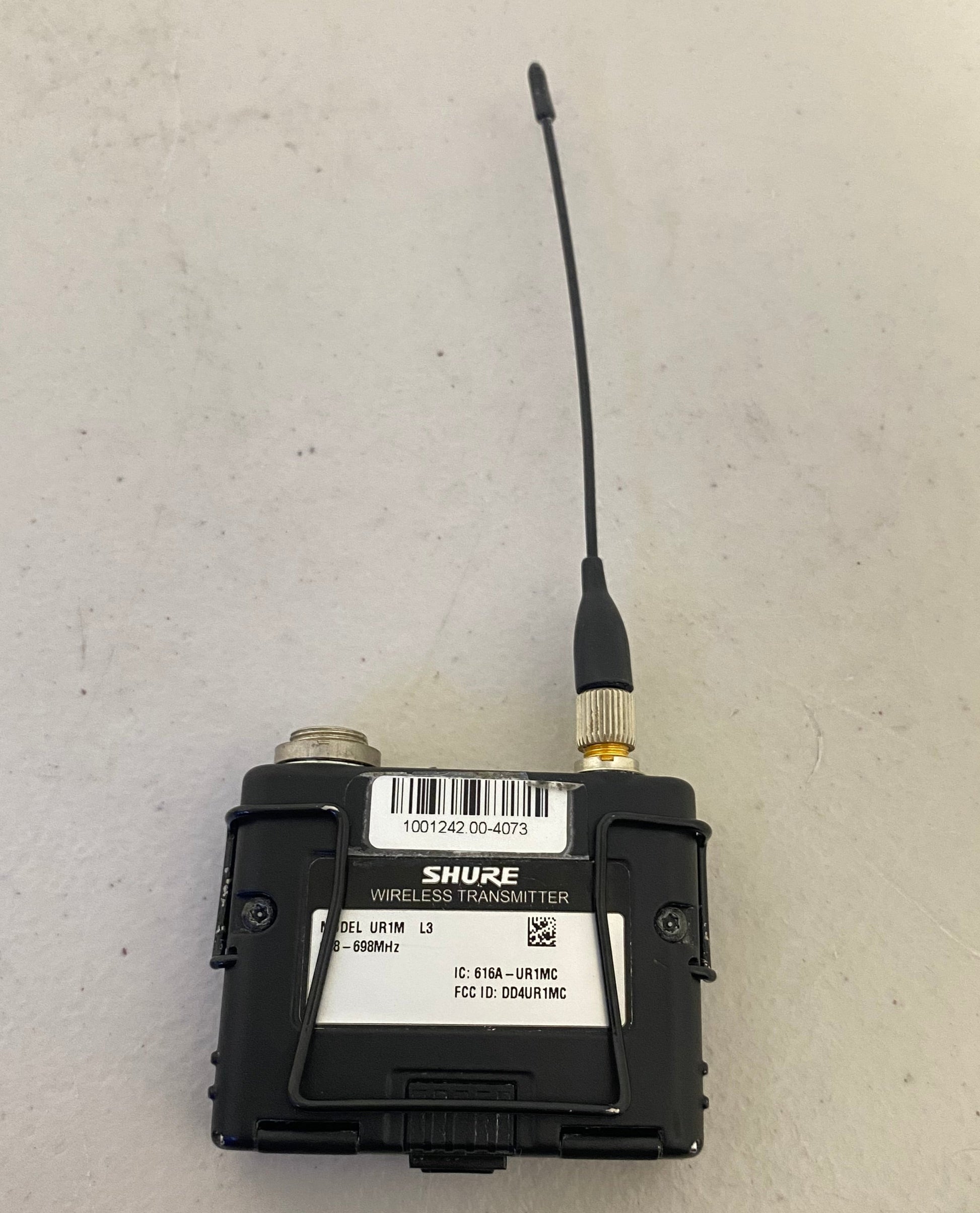 Shure UR1M Micro Bodypack Transmitter, Shure UR1M L3 Transmitter, Shure UR1M L3 Range, Shure UR1M L3 Micro Transmitter, We Sell Professional Audio Equipment. Audio Systems, Amplifiers, Consoles, Mixers, Electronics, Entertainment, Live Sound.