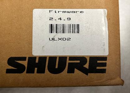 Shure ULXD2 SM58 Wireless Mic, Shure V50 174 - 216 MHz Wireless Mic Transmitter, Shure ULXD2 Wireless Mic, We Sell Professional Audio Equipment. Audio Systems, Amplifiers, Consoles, Mixers, Electronics, Entertainment, Live Sound