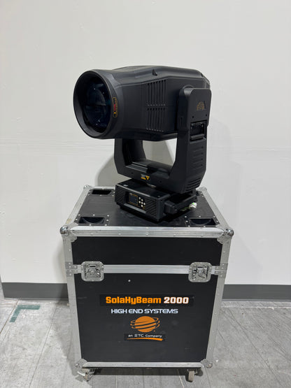 High End Systems SolaHybeam 2000 Hybrid Moving Light, High End Systems SolaHybeam, High End SolaHybeam, SolaHybeam Hybrid Moving Light, High End Moving Stage Light. We Sell Professional Lighting Equipment. Lighting Systems, Fixtures, Consoles, Dimmers, Control Systems, Electronics, Entertainment, Live Lighting.