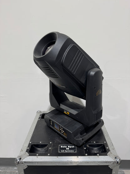 High End Systems SolaSpot 1000 Moving Head Light, High End Systems SolaSpot, SolaSpot 1000 Moving Head Light, High End SolaSpot 1000, SolaSpot 1000. We Sell Professional Lighting Equipment. Lighting Systems, Fixtures, Consoles, Dimmers, Control Systems, Electronics, Entertainment, Live Lighting.