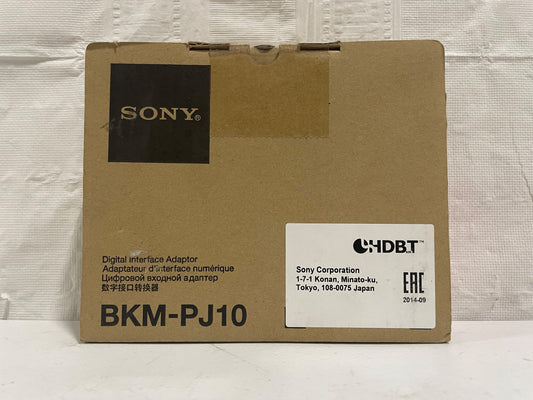 Sony HDBaseT Digital Interface Adaptor, BKM-PJ10, NIB for Sale. We Sell Professional Audio Equipment. Audio Systems, Amplifiers, Consoles, Mixers, Electronics, Entertainment, Live Sound.