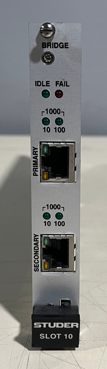Studer Bridge Card, Bridge Card, Studer Bridge Card for Vista, Studer Bridge Card for SCore Live, Studer I/O Card. We Sell Professional Audio Equipment. Audio Systems, Amplifiers, Consoles, Mixers, Electronics, Entertainment, Live Sound.