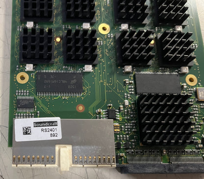 Studer Soundcraft DSP Pro Card RS2401, Studer Soundcraft DSP Pro Card RS2401 1.943.360-15 Score Vista Vi6, Studer I/O Card, Studer Technologies, Studer Soundcraft Card. We Sell Professional Audio Equipment. Audio Systems, Amplifiers, Consoles, Mixers, Electronics, Entertainment, Live Sound.