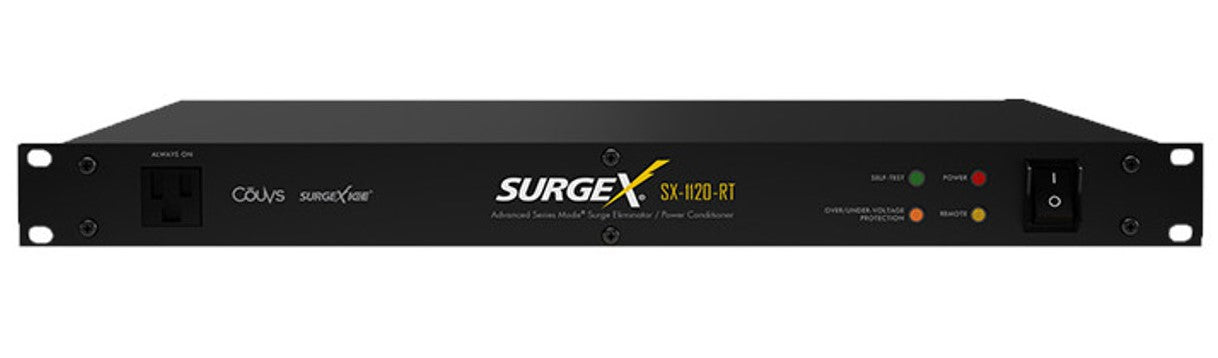 New SurgeX SX1120RT Surge Eliminator & Power Conditioner, New In Box for Sale. We Sell Professional Audio Equipment. Audio Systems, Amplifiers, Consoles, Mixers, Electronics, Entertainment, Live Sound.