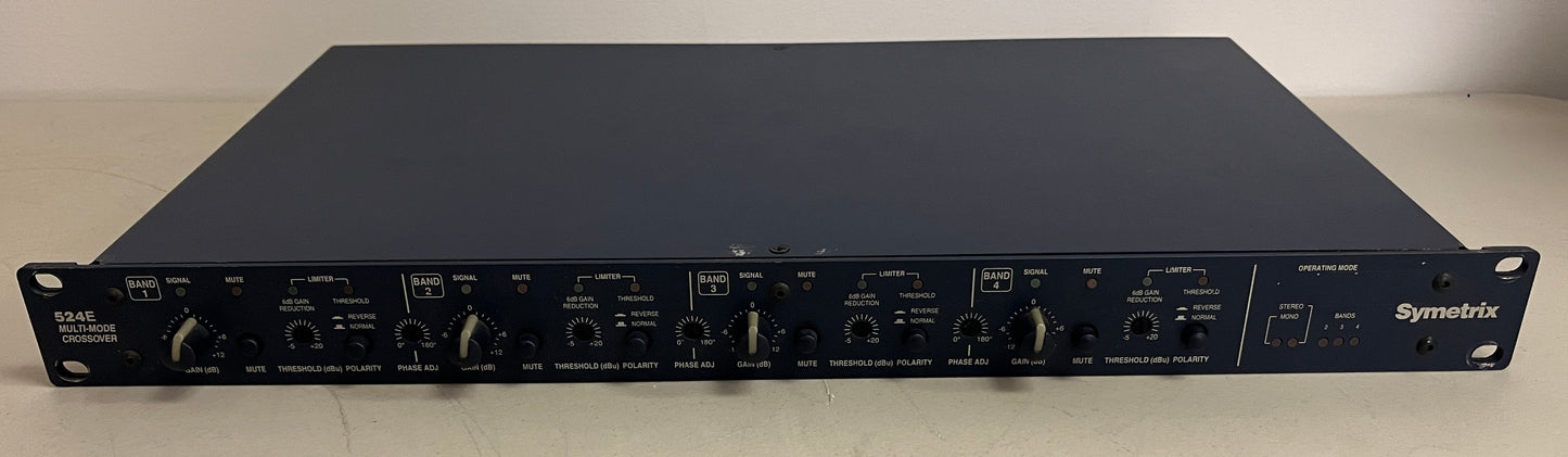 Symetrix 524E Crossover, Symetrix Crossover, Symetrix MultiMode Crossover, We Sell Professional Audio Equipment. Audio Systems, Amplifiers, Consoles, Mixers, Electronics, Entertainment, Live Sound