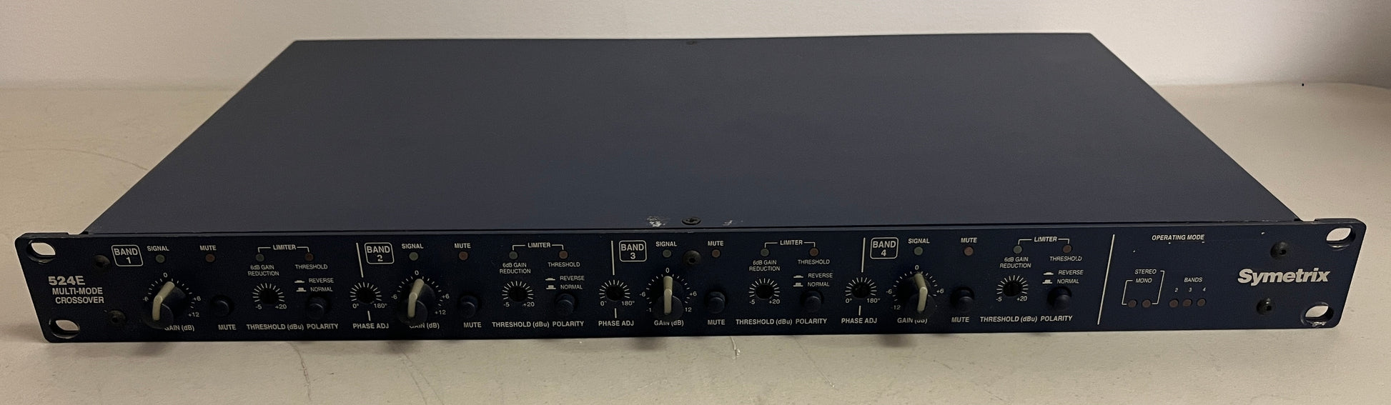 Symetrix 524E Crossover, Symetrix Crossover, Symetrix MultiMode Crossover, We Sell Professional Audio Equipment. Audio Systems, Amplifiers, Consoles, Mixers, Electronics, Entertainment, Live Sound