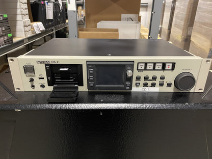 Used Tascam HS-2 Stereo Professional Solid State Recorder for Sale. We Sell Professional Audio Equipment. Audio Systems, Amplifiers, Consoles, Mixers, Electronics, Entertainment, Sound, Live.