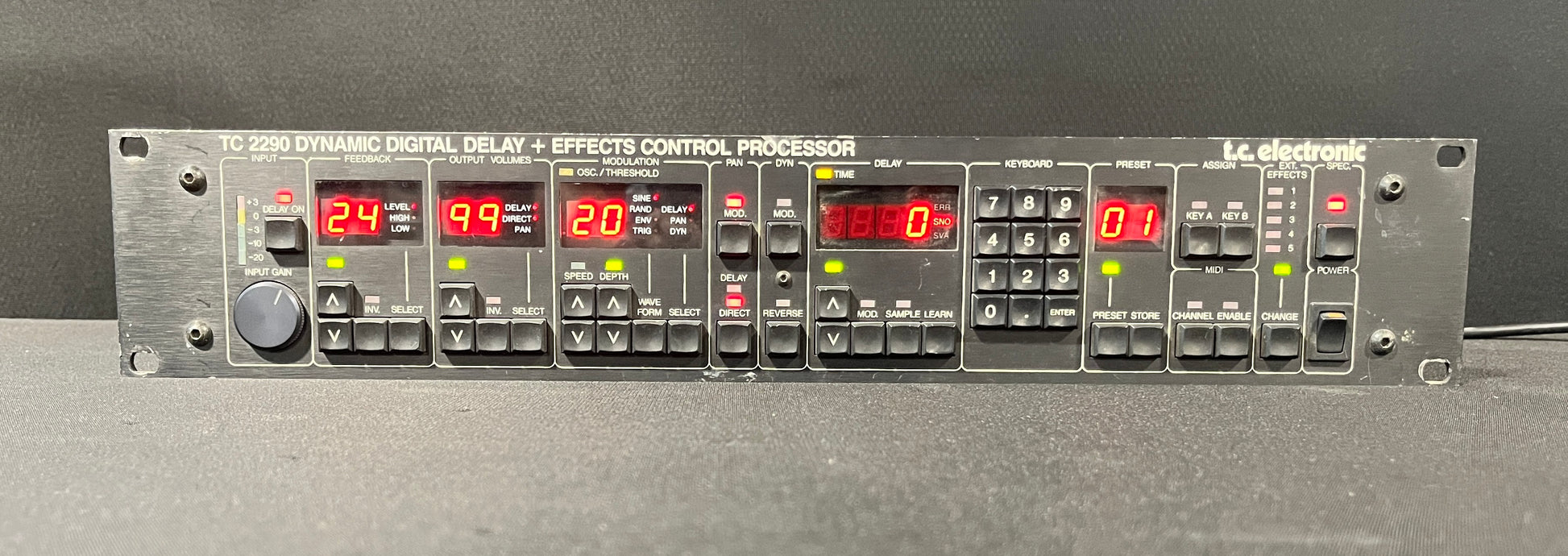 t.c. electronic TC 2290 Dynamic Digital Delay & Effects Control Processor, t.c. electronic TC 2290 Dynamic Digital Delay, t.c. electronic TC 2290, TC Electronic TC 2290, TC 2290. We Sell Professional Audio Equipment. Audio Systems, Amplifiers, Consoles, Mixers, Electronics, Entertainment, Live Sound.