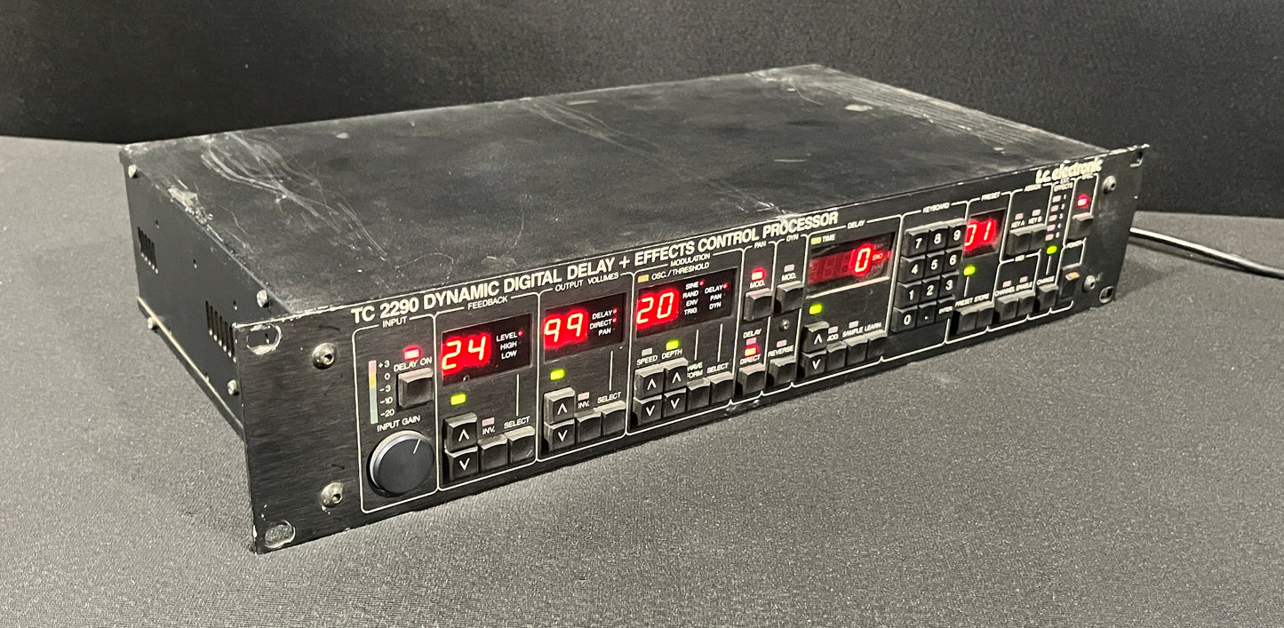 t.c. electronic TC 2290 Dynamic Digital Delay & Effects Control Processor, t.c. electronic TC 2290 Dynamic Digital Delay, t.c. electronic TC 2290, TC Electronic TC 2290, TC 2290. We Sell Professional Audio Equipment. Audio Systems, Amplifiers, Consoles, Mixers, Electronics, Entertainment, Live Sound.