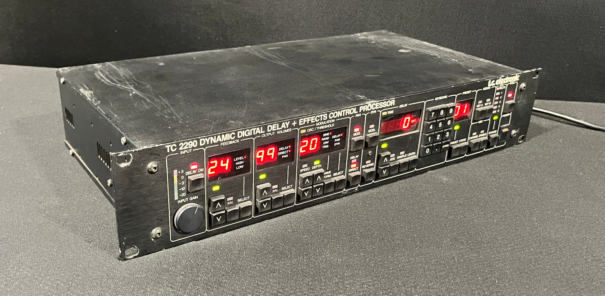 t.c. electronic TC 2290 Dynamic Digital Delay & Effects Control Processor, t.c. electronic TC 2290 Dynamic Digital Delay, t.c. electronic TC 2290, TC Electronic TC 2290, TC 2290. We Sell Professional Audio Equipment. Audio Systems, Amplifiers, Consoles, Mixers, Electronics, Entertainment, Live Sound.