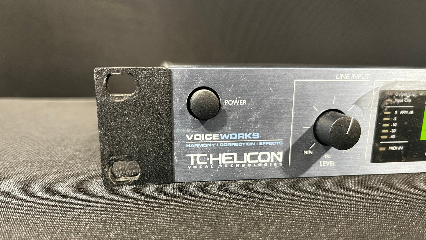 TC Helicon Voiceworks Multi-Effects Harmonizer, TC Helicon Voiceworks, TC Helicon Harmonizer, TC Helicon Rack Effects, Multi-Effects Harmonizer. We Sell Professional Audio Equipment. Audio Systems, Amplifiers, Consoles, Mixers, Electronics, Entertainment, Live Sound.