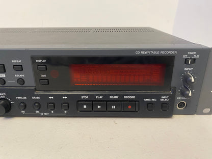 Tascam CD Recorder, Tascam CD Player, Tascam 2RU CD Recorder, Tascam CD-RW901SL, Rack Mounted CD Player, We Sell Professional Audio Equipment. Audio Systems, Amplifiers, Consoles, Mixers, Electronics, Entertainment, Live Sound.