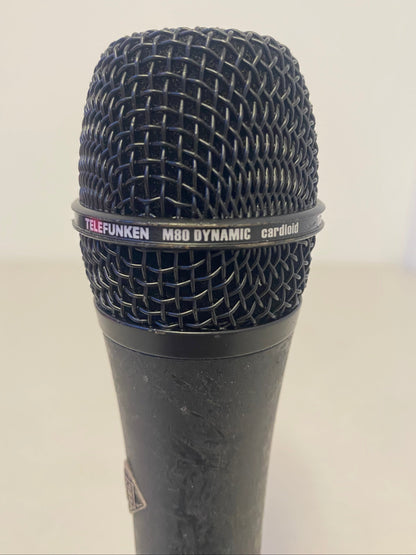 Telefunken M80 Mic, Telefunken M80 Dynamic Mic, Telefunken Microphone, Telefunken Vocal Mic, M80 Vocal Mic, We Sell Professional Audio Equipment. Audio Systems, Amplifiers, Consoles, Mixers, Electronics, Entertainment, Live Sound.