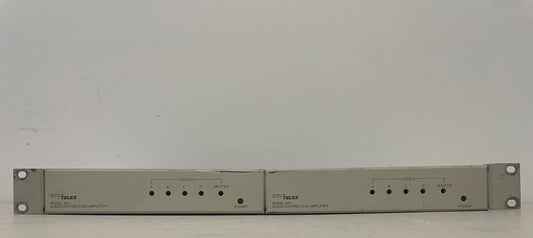 Used Telex RTS Model 424 DA, 2x paired with Rack Ears for Sale. We Sell Professional Audio Equipment. Audio Systems, Amplifiers, Consoles, Mixers, Electronics, Entertainment and Live Sound.