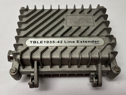 Toner Cable TBLE-1035-42, Toner 2 Way Broadband Line Extender, Toner Line Extender, Toner Distribution Amplifier, 2 Way Broadband Line Extender, 2 Way Broadband Distribution Amplifier, We Sell Professional Audio Equipment. Audio Systems, Amplifiers, Consoles, Mixers, Electronics, Entertainment, Live Sound