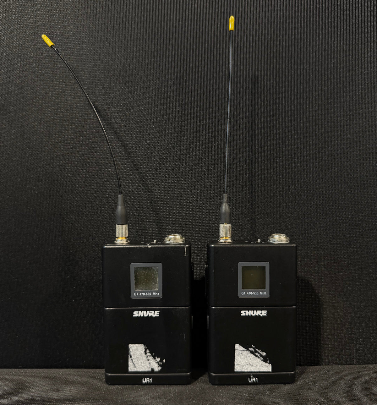 Shure UHF-R Dual Wireless Package, UR4D+, UR1 (G1, 470-530 MHz) Bodypacks