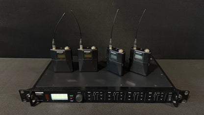 Shure ULX-D Quad Wireless Package, ULXD4Q, ULXD1 (H50, 534-598 MHz) Top