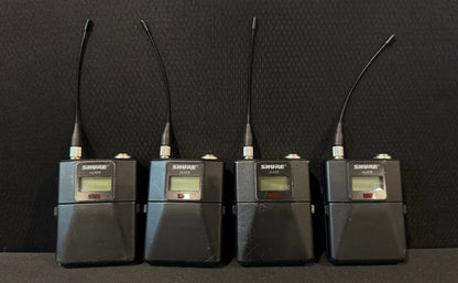 Shure ULX-D Quad Wireless Package, ULXD4Q, ULXD1 (H50, 534-598 MHz) Beltpacks
