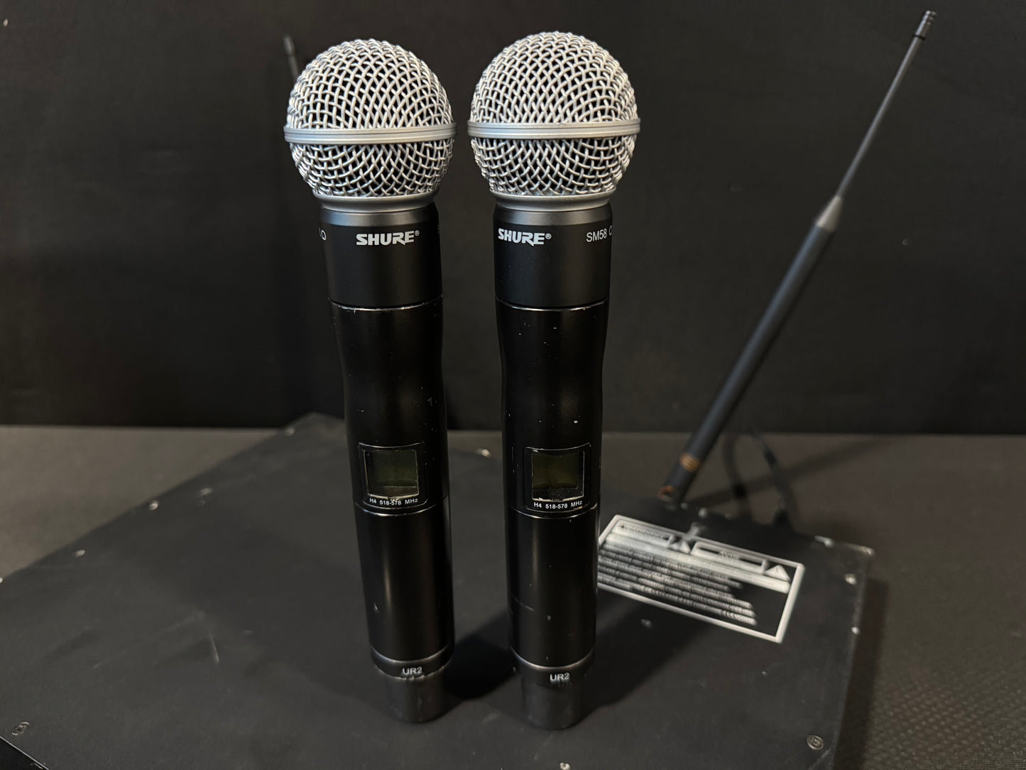 Shure UR4D Dual Receiver Package, Shure UR4D H4, Shure UR4D Package, Shure UR4D with UR1 and UR2, Shure UR4D H4 Band 518-578 MHz. We Sell Professional Audio Equipment. Audio Systems, Amplifiers, Consoles, Mixers, Electronics, Entertainment, Live Sound.