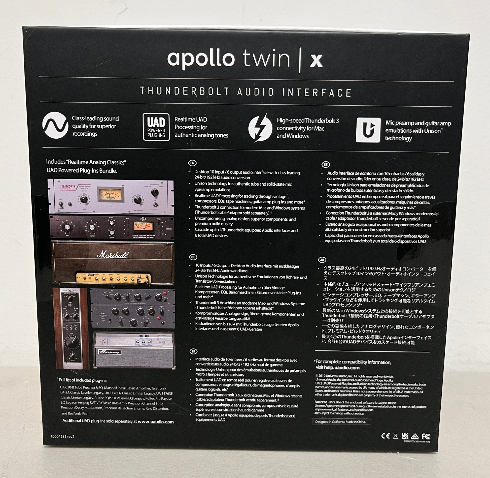 Universal Audio Apollo Twin Thunderbolt Audio Interface, Audio Interface, Apollo Twin Audio Interface, Thunderbolt Audio Interface, We Sell Professional Audio Equipment. Audio Systems, Amplifiers, Consoles, Mixers, Electronics, Entertainment, Live Sound.