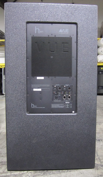 VUE audiotechnik HS221 Subwoofer, VUE SUbwoofer, VUE Extended Low Frequency Subwoofer, VUE Dual 21" Subwoofer, Dual 21" Sub, HS221 Professional Subwoofer, We Sell Professional Audio Equipment. Audio Systems, Amplifiers, Consoles, Mixers, Electronics, Entertainment, Live Sound
