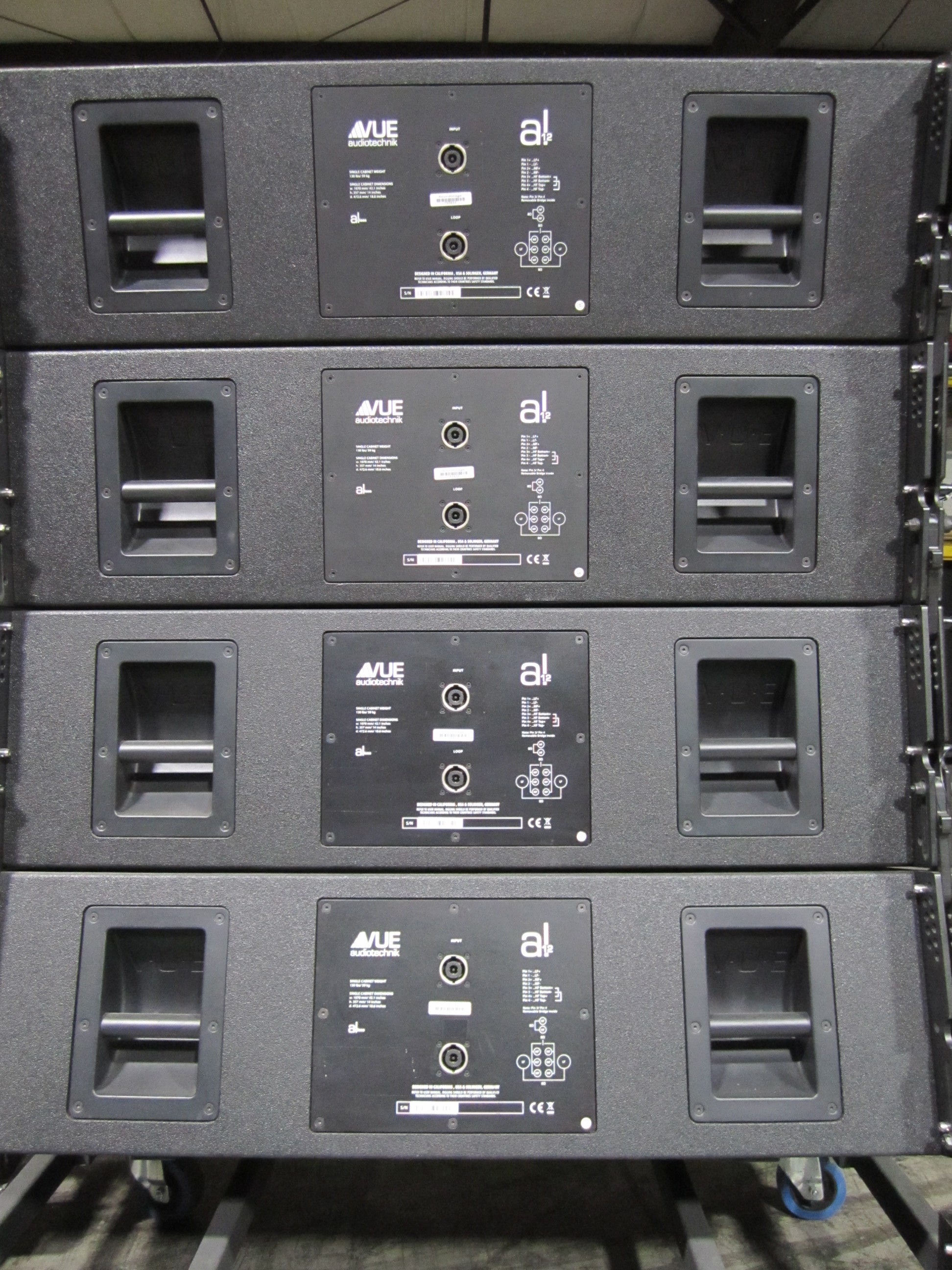 VUE AL12, VUE al-12, VUE 12" Line Array Speaker, VUE audiotechnik al-12, VUE Large Format Speaker, VUE Line Array, VUE AL-12 Line Array, We Sell Professional Audio Equipment. Audio Systems, Amplifiers, Consoles, Mixers, Electronics, Entertainment, Live Sound