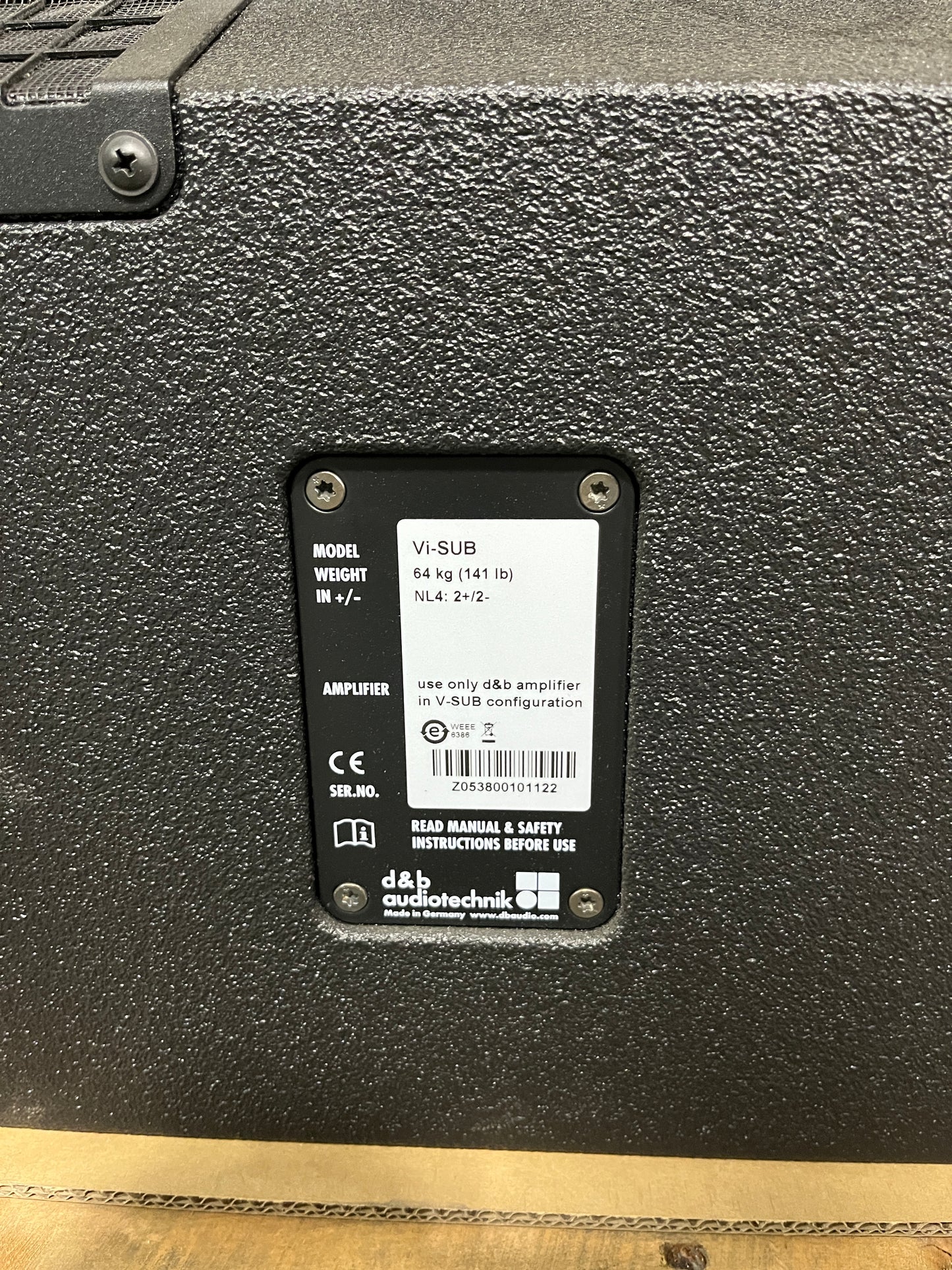 d&b Vi-Sub Subwoofer, d&b Vi-Sub, d&b Vi-Sub NL4, Vi-Sub Subwoofer, Vi-Sub NL4. We Sell Professional Audio Equipment. Audio Systems, Amplifiers, Consoles, Mixers, Electronics, Entertainment, Live Sound.
