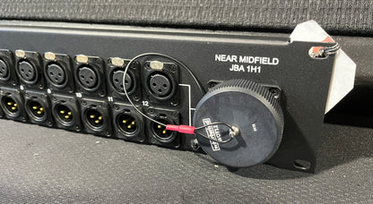 Whirlwind 12 Ch XLR Fanout Panel with WDT12 Multi-Pin Connector, Whirlwind 12 Channel XLR Fanout Panel, Whirlwind Connector Panel, Custom Whirlwind XLR Fanout Panel, 12 Channel Fanout Panel. We Sell Professional Audio Equipment. Audio Systems, Amplifiers, Consoles, Mixers, Electronics, Entertainment, Live Sound.
