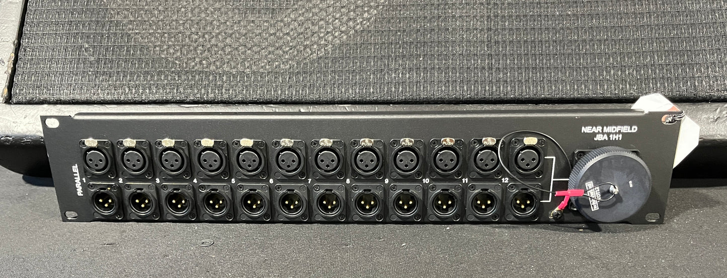 Whirlwind 12 Ch XLR Fanout Panel with WDT12 Multi-Pin Connector, Whirlwind 12 Channel XLR Fanout Panel, Whirlwind Connector Panel, Custom Whirlwind XLR Fanout Panel, 12 Channel Fanout Panel. We Sell Professional Audio Equipment. Audio Systems, Amplifiers, Consoles, Mixers, Electronics, Entertainment, Live Sound.
