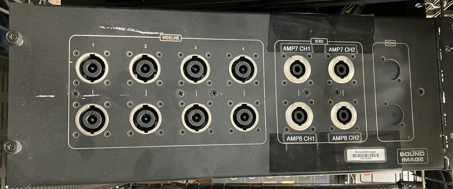 QSC Wideline WL2102 Line Array System Package with Crown iT-12000HD Amp Rack