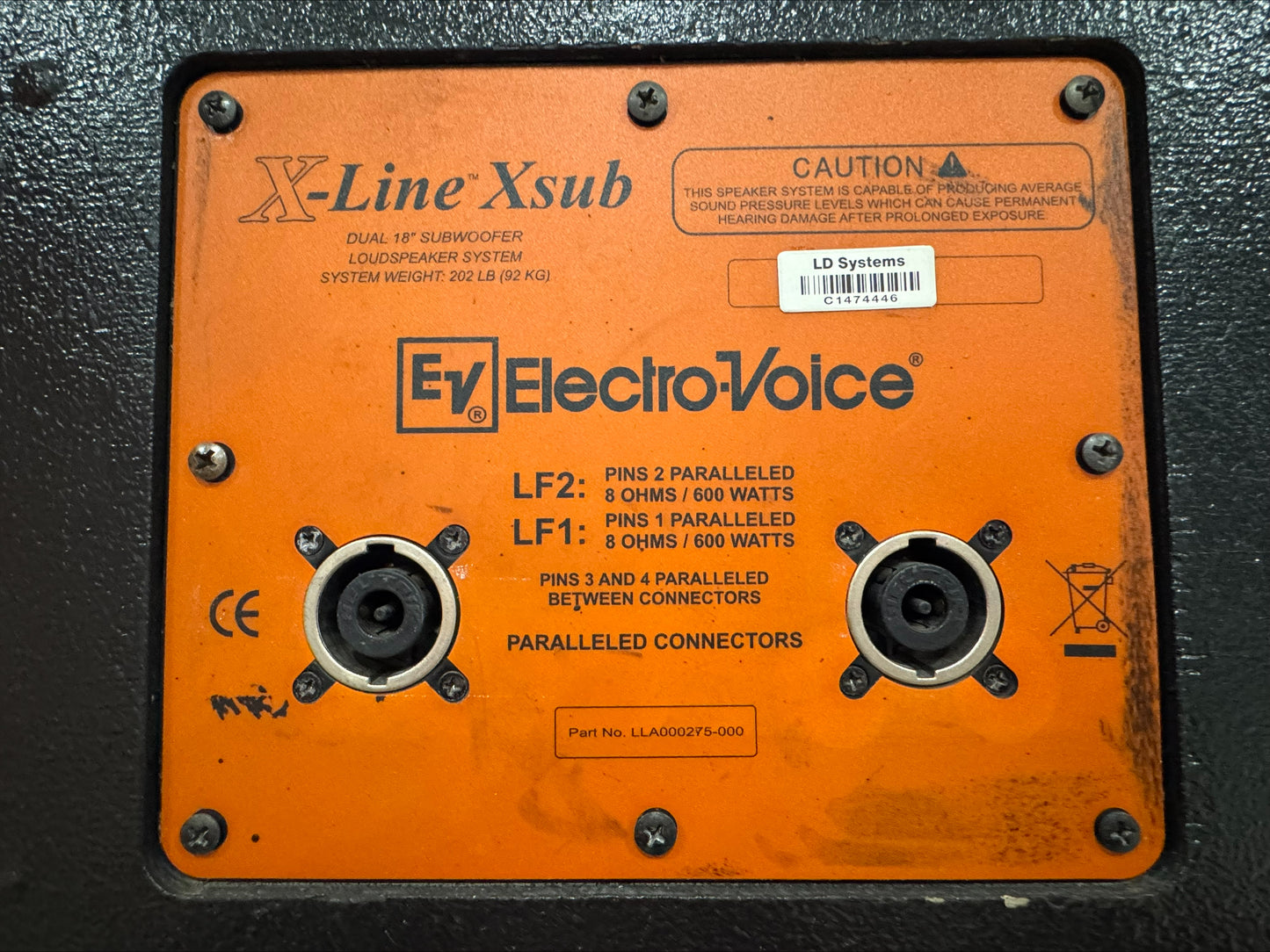Electro-Voice EV X-Line Dual Subwoofer, EV X-Line XSUB, Electro-Voice X-Line XSUB, EV Subwoofer Cabinet, Electro-Voice Subwoofers. We Sell Professional Audio Equipment. Audio Systems, Amplifiers, Consoles, Mixers, Electronics, Entertainment, Live Sound.