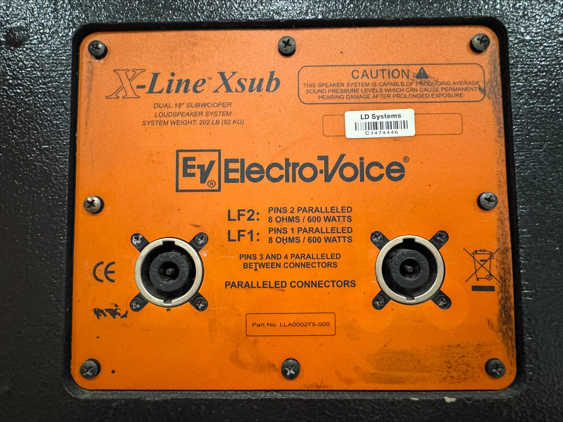 Electro-Voice EV X-Line Dual Subwoofer, EV X-Line XSUB, Electro-Voice X-Line XSUB, EV Subwoofer Cabinet, Electro-Voice Subwoofers. We Sell Professional Audio Equipment. Audio Systems, Amplifiers, Consoles, Mixers, Electronics, Entertainment, Live Sound.