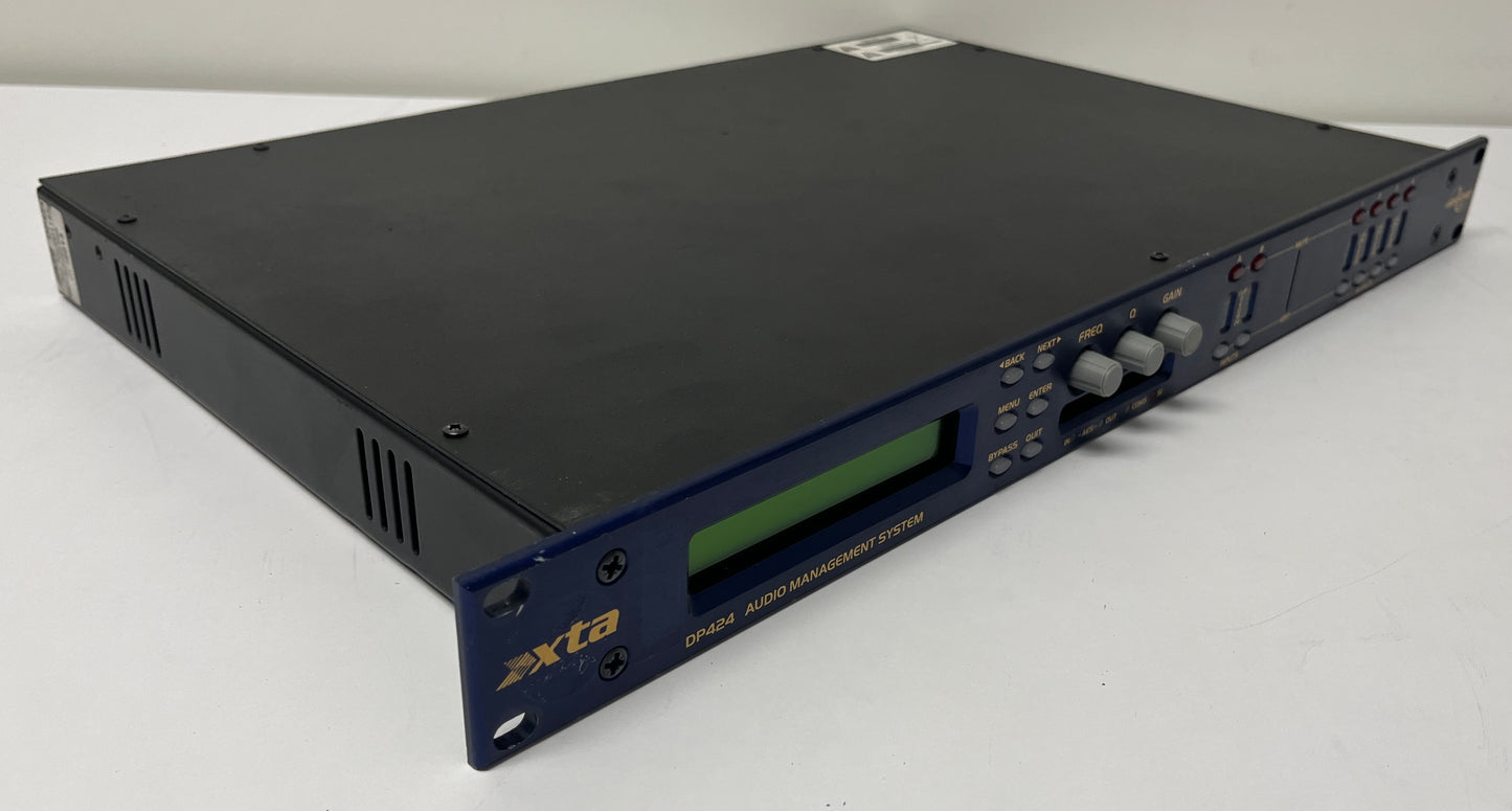 XTA DP424 Loudspeaker Management System, XTA Loudspeaker Management System, STA DP424 Loudspeaker System, We Sell Professional Audio Equipment. Audio Systems, Amplifiers, Consoles, Mixers, Electronics, Entertainment, Live Sound