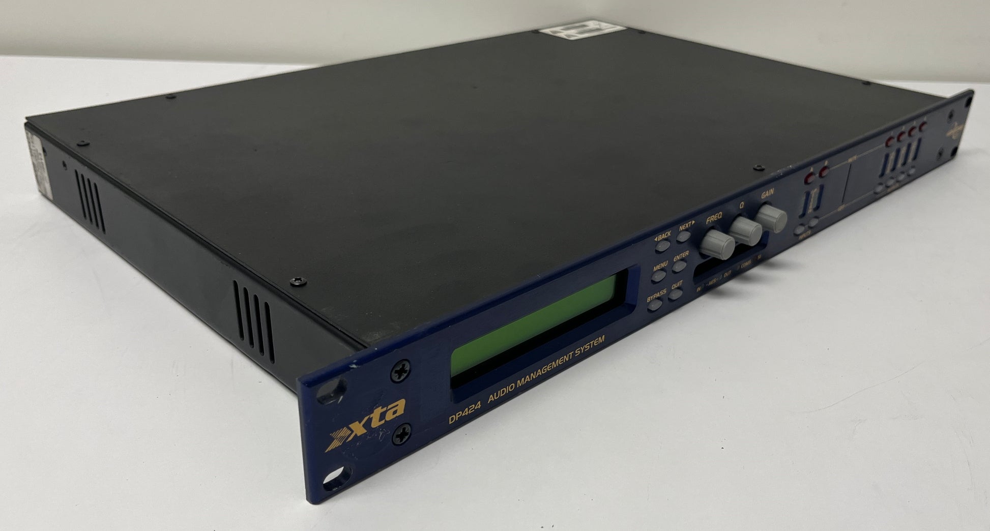 XTA DP424 Loudspeaker Management System, XTA Loudspeaker Management System, STA DP424 Loudspeaker System, We Sell Professional Audio Equipment. Audio Systems, Amplifiers, Consoles, Mixers, Electronics, Entertainment, Live Sound