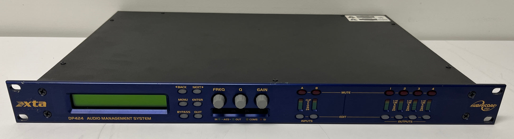 XTA DP424 Loudspeaker Management System, XTA Loudspeaker Management System, STA DP424 Loudspeaker System, We Sell Professional Audio Equipment. Audio Systems, Amplifiers, Consoles, Mixers, Electronics, Entertainment, Live Sound