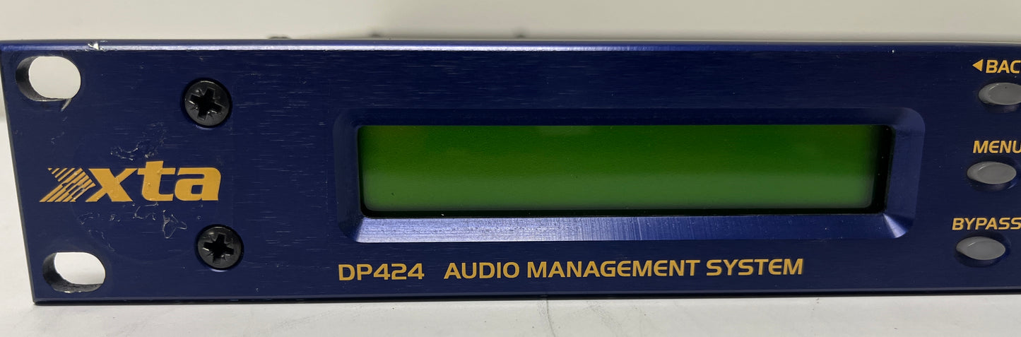 XTA DP424 Loudspeaker Management System, XTA Loudspeaker Management System, XTA DP424 Loudspeaker System, We Sell Professional Audio Equipment. Audio Systems, Amplifiers, Consoles, Mixers, Electronics, Entertainment, Live Sound