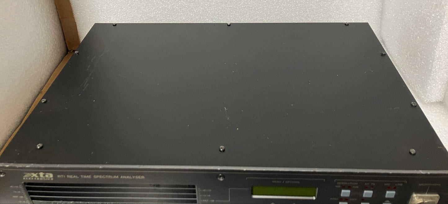 XTA RT-1 Real Time Spectrum Analyser, XTA RTA Spectrum, XTA RT-1, XTA Real Time Spectrum Analyser, XTA Spectrum Analyser, We Sell Professional Audio Equipment. Audio Systems, Amplifiers, Consoles, Mixers, Electronics, Entertainment, Live Sound