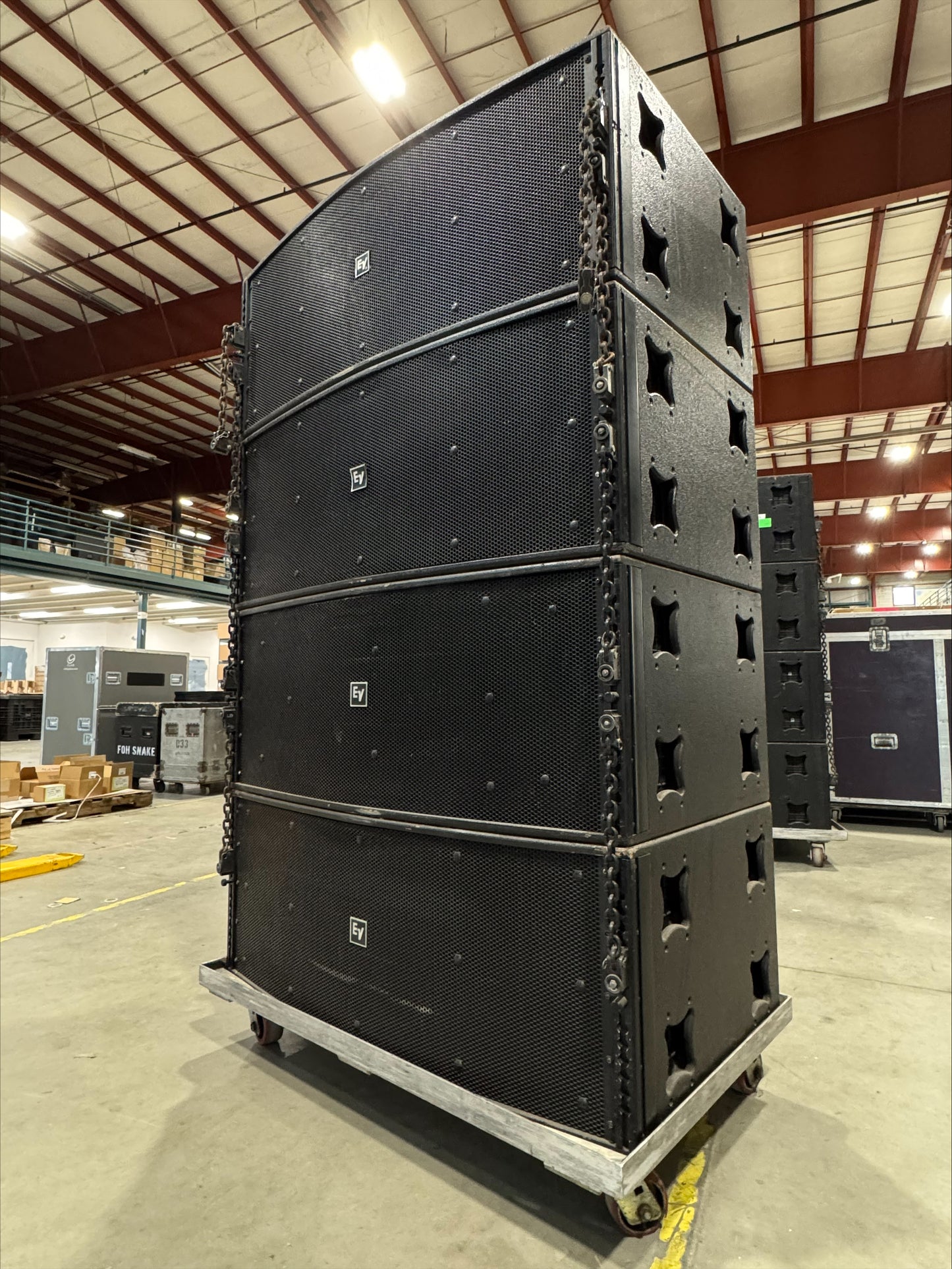 Electro-Voice EV X-Line Loudspeaker Cabinet, EV X-Line XVLS, Electro-Voice X-Line XVLS, EV Speaker Cabinet, Electro-Voice Speakers. We Sell Professional Audio Equipment. Audio Systems, Amplifiers, Consoles, Mixers, Electronics, Entertainment, Live Sound.